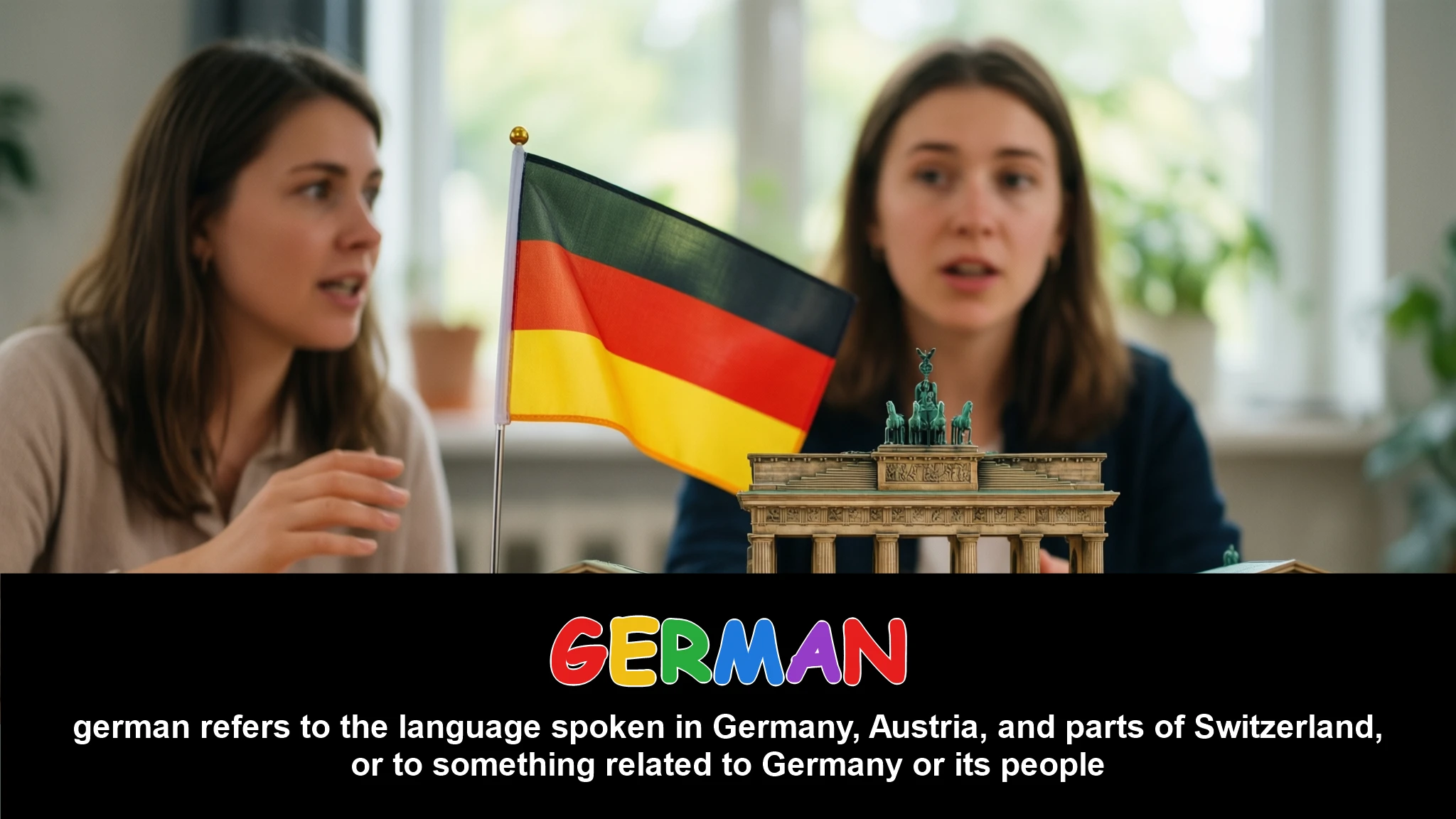 English Illustration for German